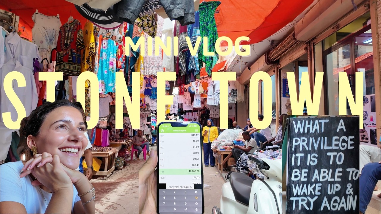Stone Town Zanzibar ⅼ Mini vlog 🏛️🎥🍣