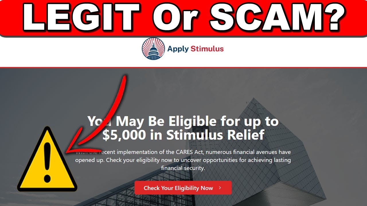 Claimstim Review - Is $5,000 Stimulus Check Legit or SCAM?