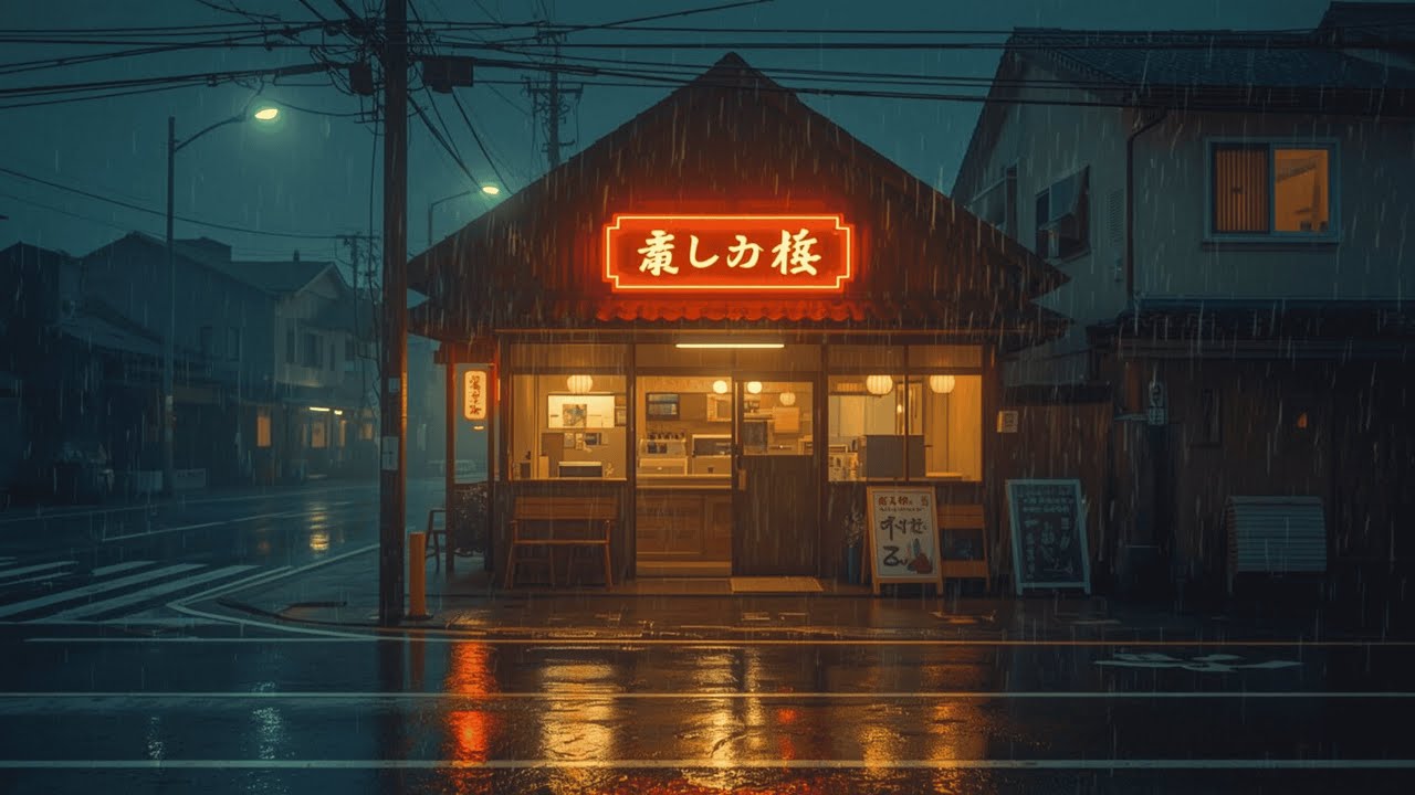 Instant Sleep: Heavy Rain on a Tin Roof + Soft Lofi Piano 🌧️