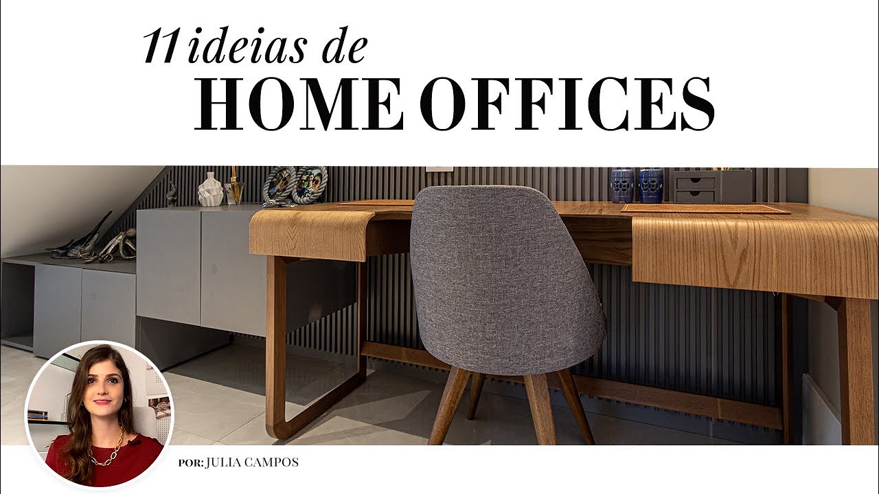 11 IDEIAS DE HOME OFFICES PEQUENOS