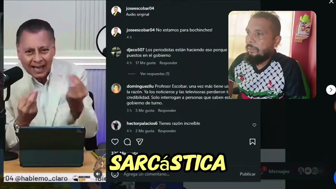 REACCIÓN 🔴 Prof. José Escobar 🗞️🇵🇦 Afirma que Los Periodistas le preguntan SOQUETADAS a LUCY MOLINAR