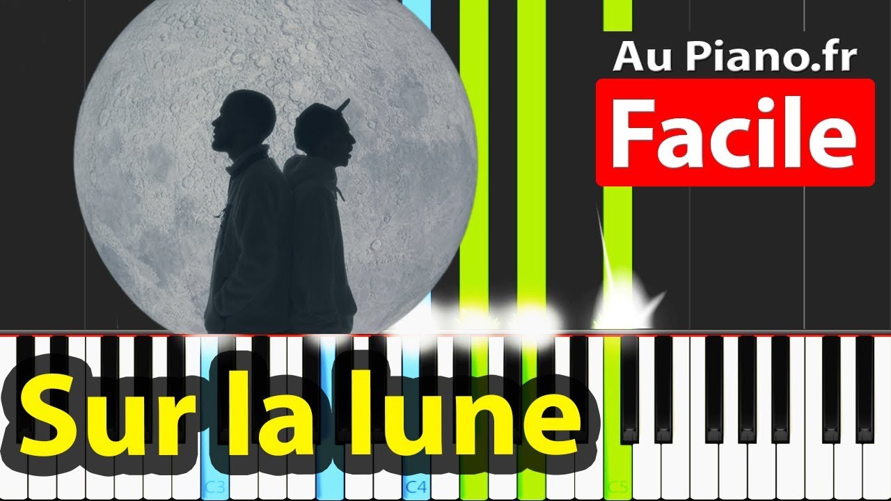 Bigflo et Oli - Sur la lune Piano Facile tuto