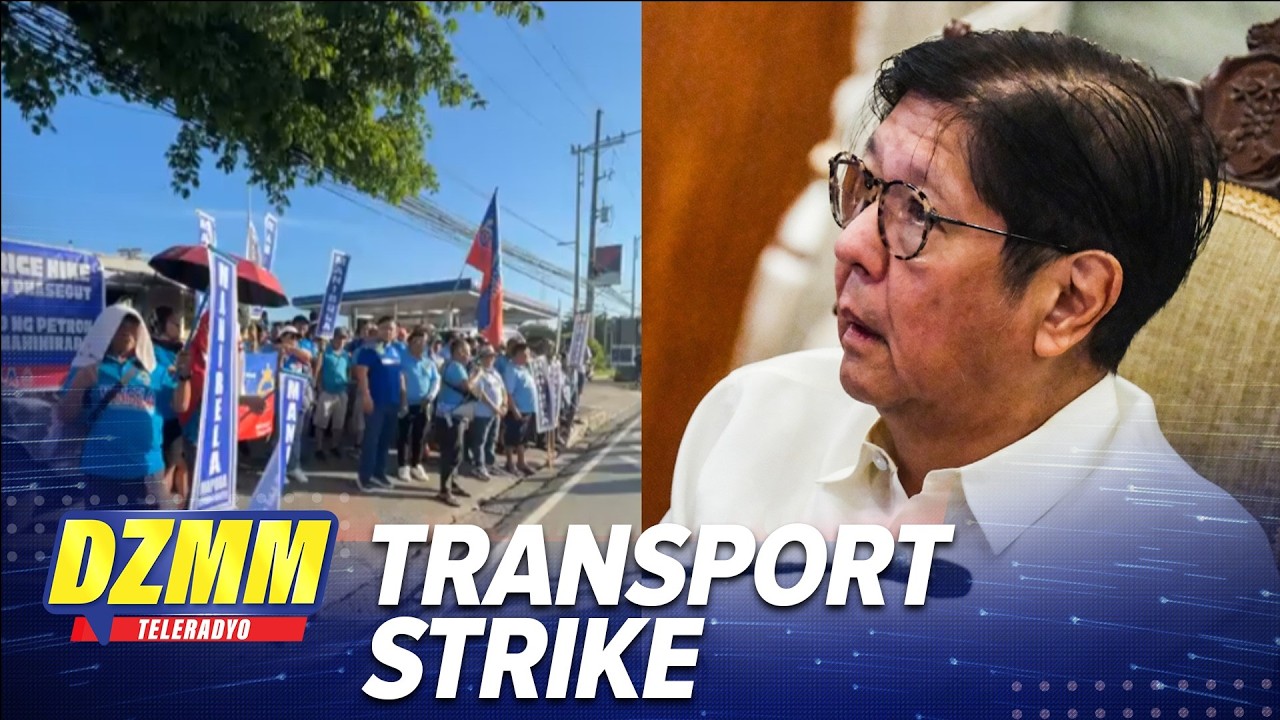 Manibela holds transport strike a day after Marcos' birthday | DZMM TeleRadyo