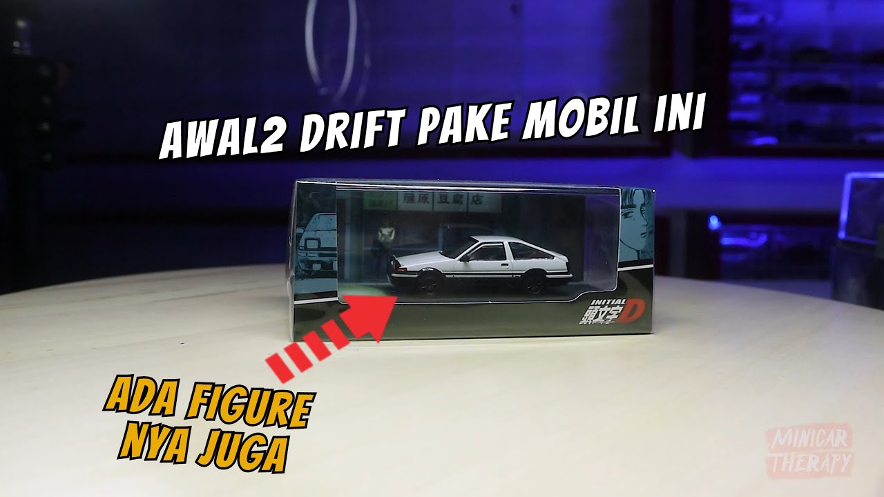 SATU LAGI DIECAST DR HOBBY JAPAN, TOYOTA AE86 TRUENO WHITE HOOD