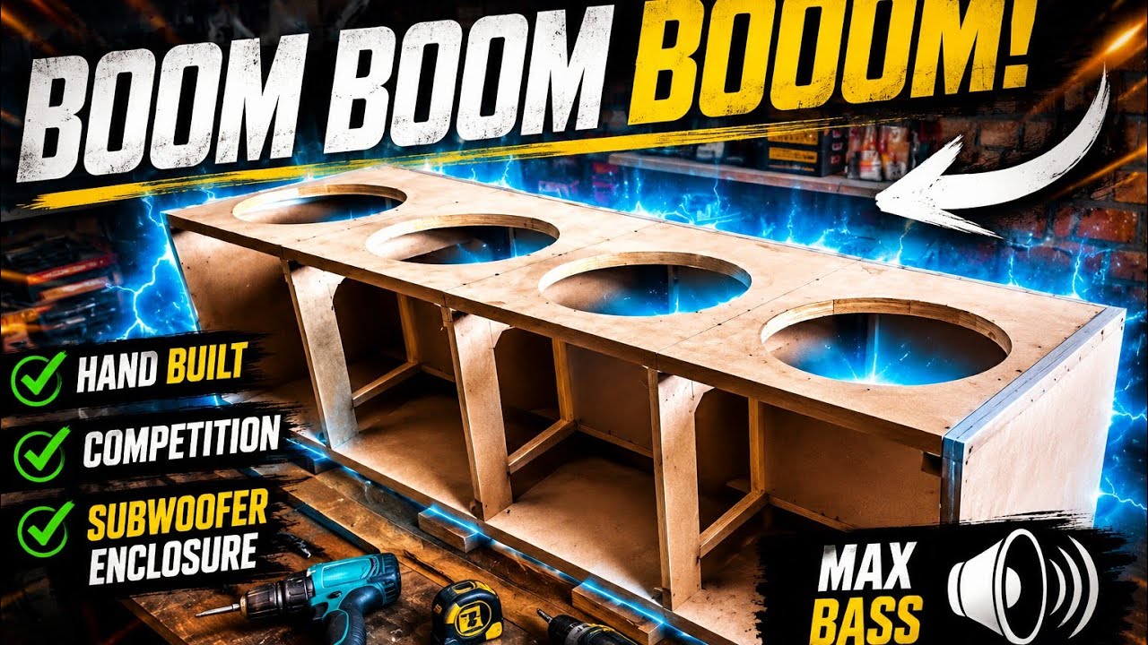 Building a competition subwoofer enclosure in 20 minutes!