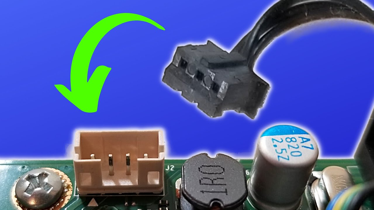 Replace Dead GPU Fan For One With Less Pins