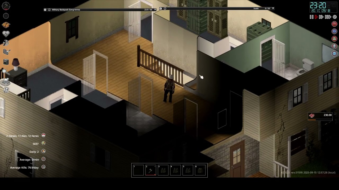 Segunda partida Project Zomboid b42.12 Parte 102 - Volvemos a base, ordenamos y a lootear la zona...