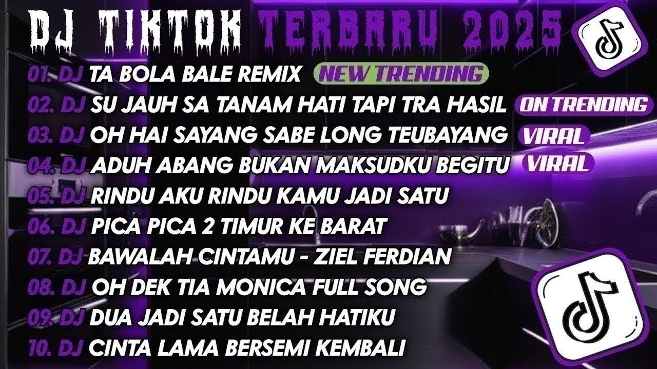 DJ TIKTOK TERBARU 2025|DJ TABOLA BALE 🎵 DJ SU JAUH SA TANAM HATI🎵 | FULL ALBUM