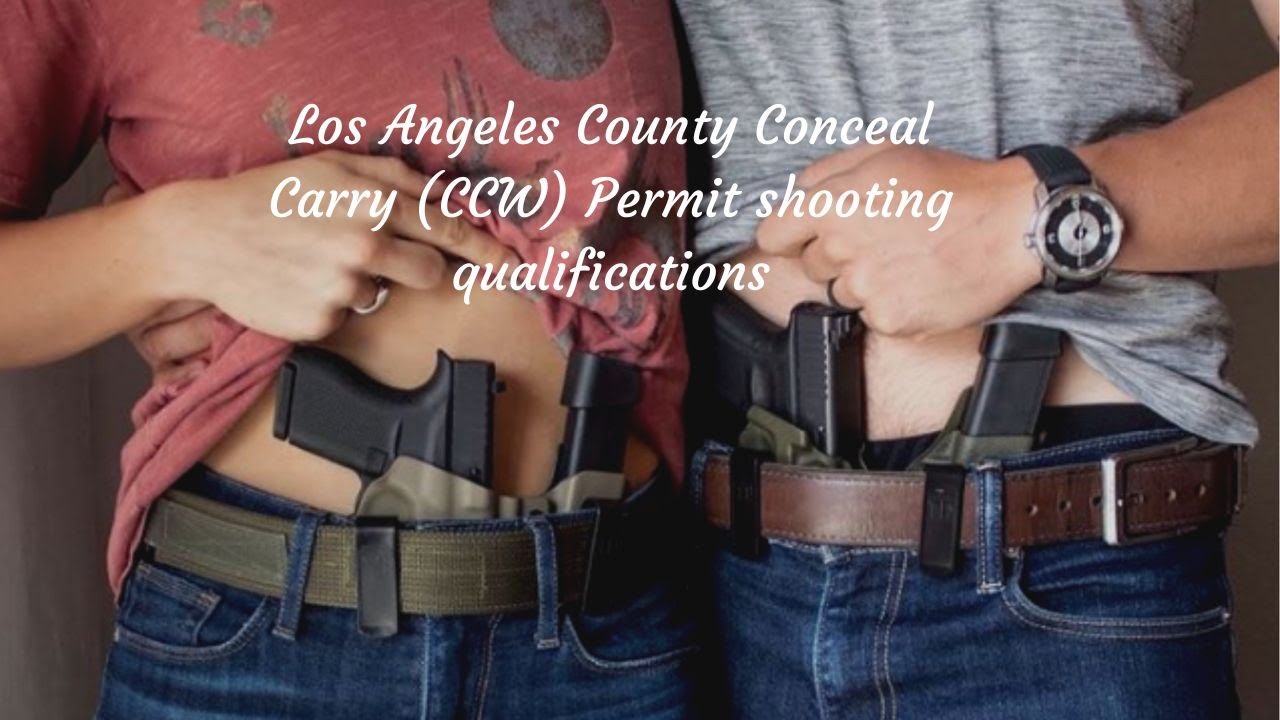 Shooting the L. A . County Concealed Carry Permit (CCW) qualification.
