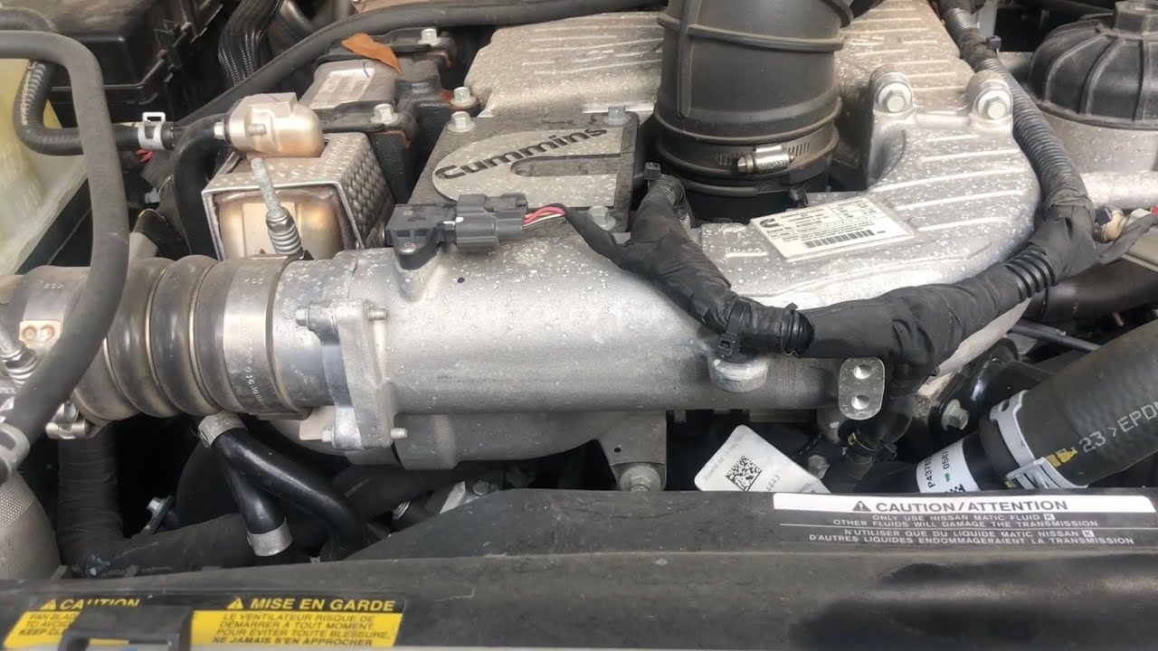 2017 Nissan Titan Cummins 5.0L DEF en el tanque de petróleo  no te preocupes