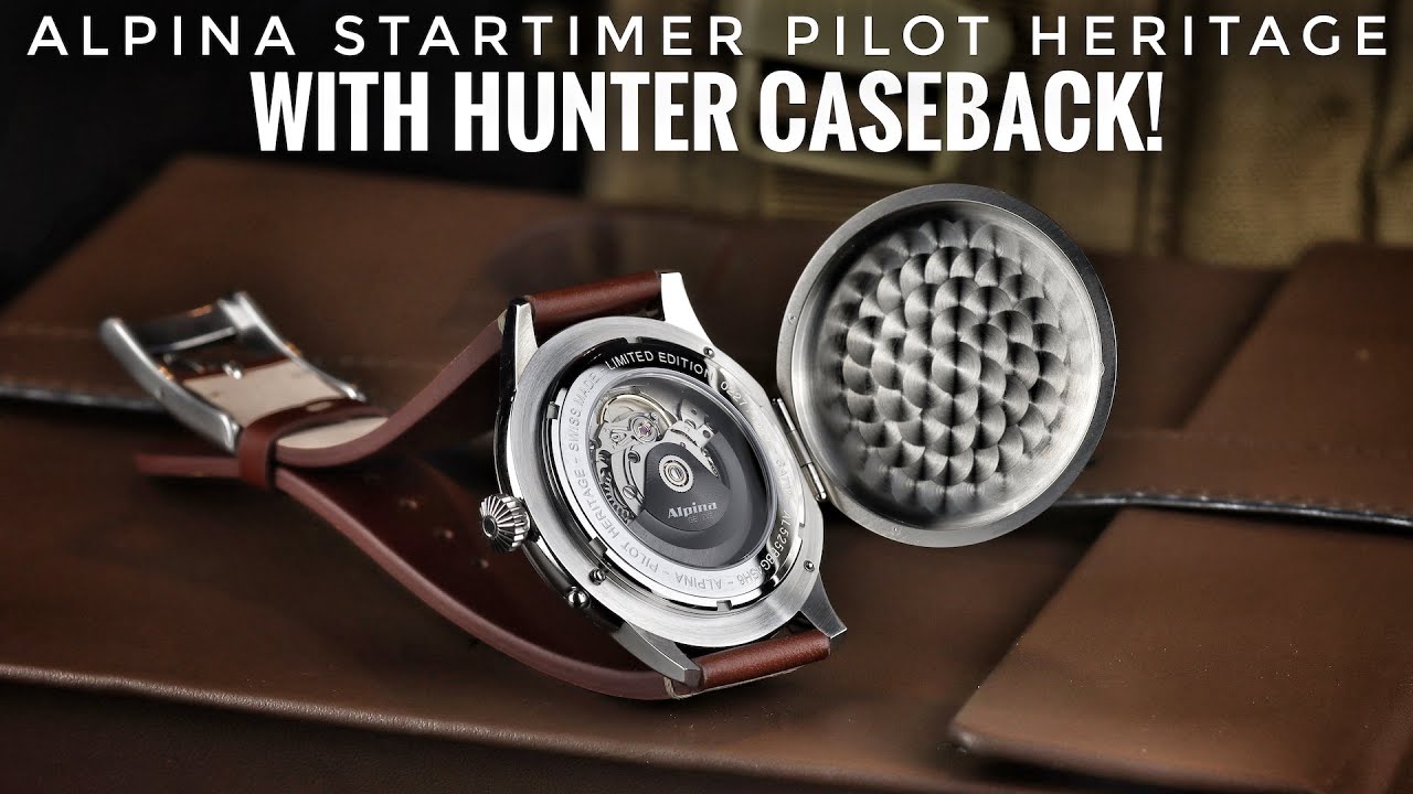 Alpina Startimer Pilot Heritage with Hunter Caseback