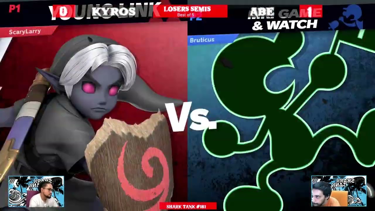 Shark Tank # 181 Losers  Semi Final - CS3 | Kyros (Young Link) Vs. BLZE | Abe (Mr. Game & Watch)