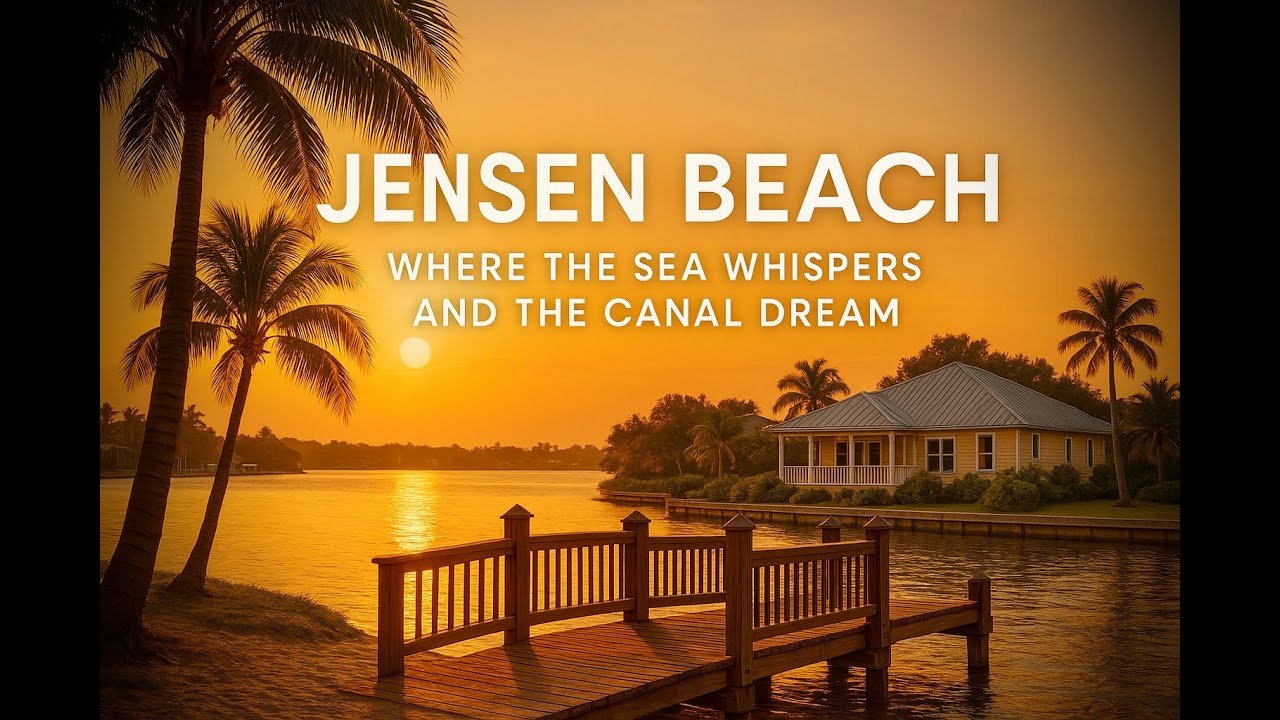 JENSEN BEACH Where The Sea Whisper And The Canal Dream