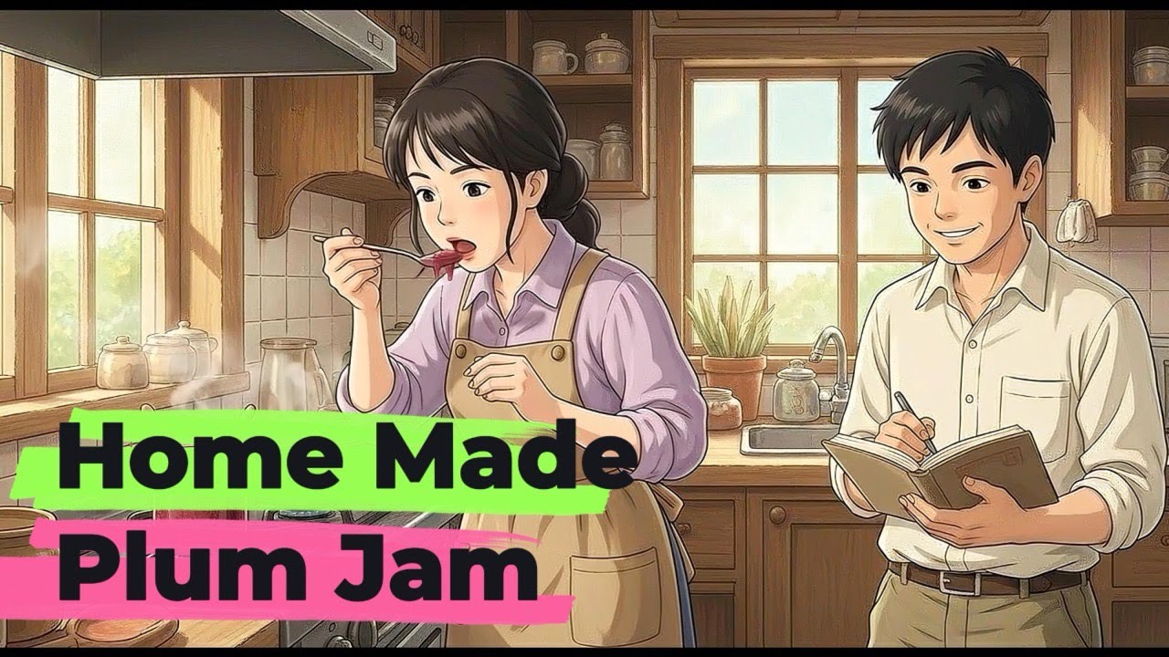 Home made plum Jam | Ghibli Ambience.