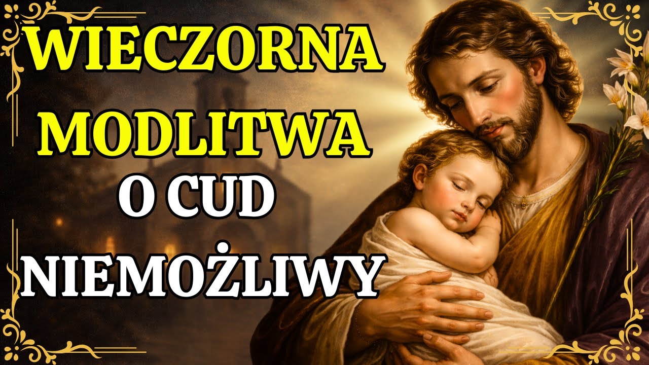 Wieczorna Modlitwa o Cud Niemożliwy do świętego Józefa