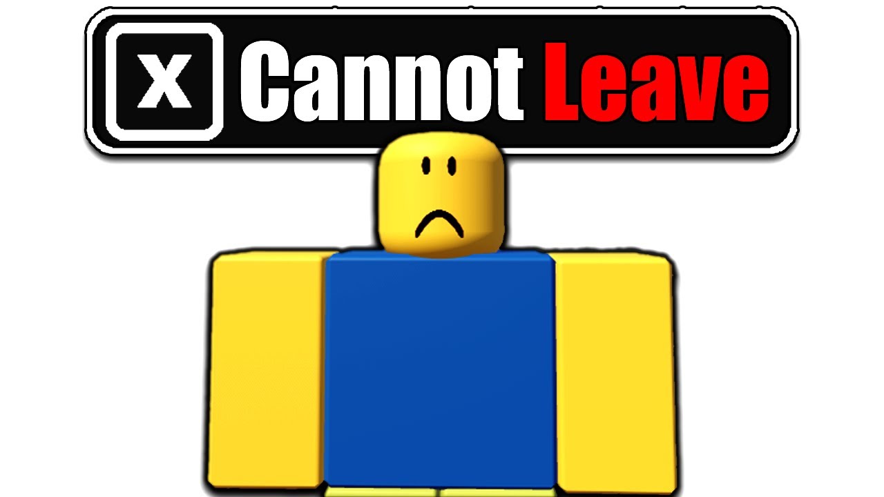 Я создал игру Roblox, из которой ты НЕ МОЖЕШЬ ВЫЙТИ