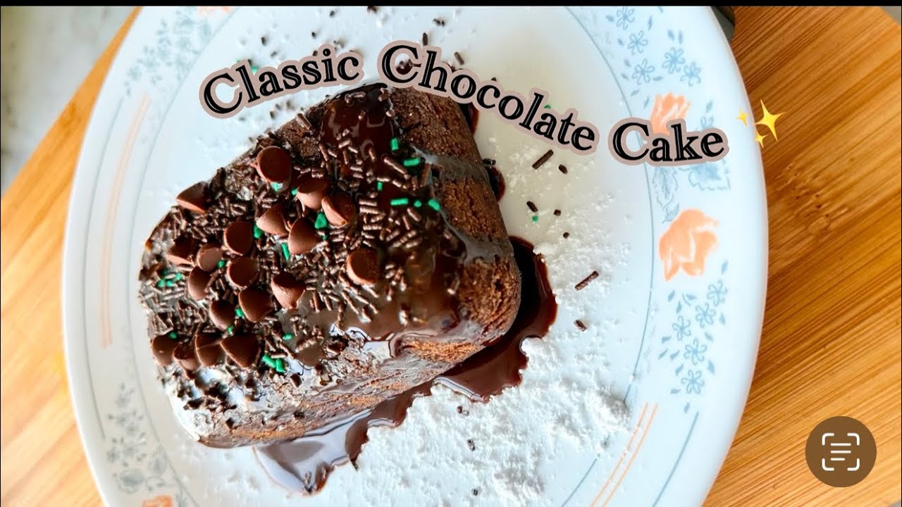 Classic Chocolate Cake Without Oven 🍫🍰 | Soft, Moist & Easy Recipe #food #easyrecipe #youtube 