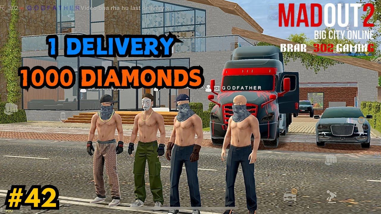 1 DELIVERY PE MILE 1000 DIAMONDS💎😍MADOUT 2 GAMEPLAY #42