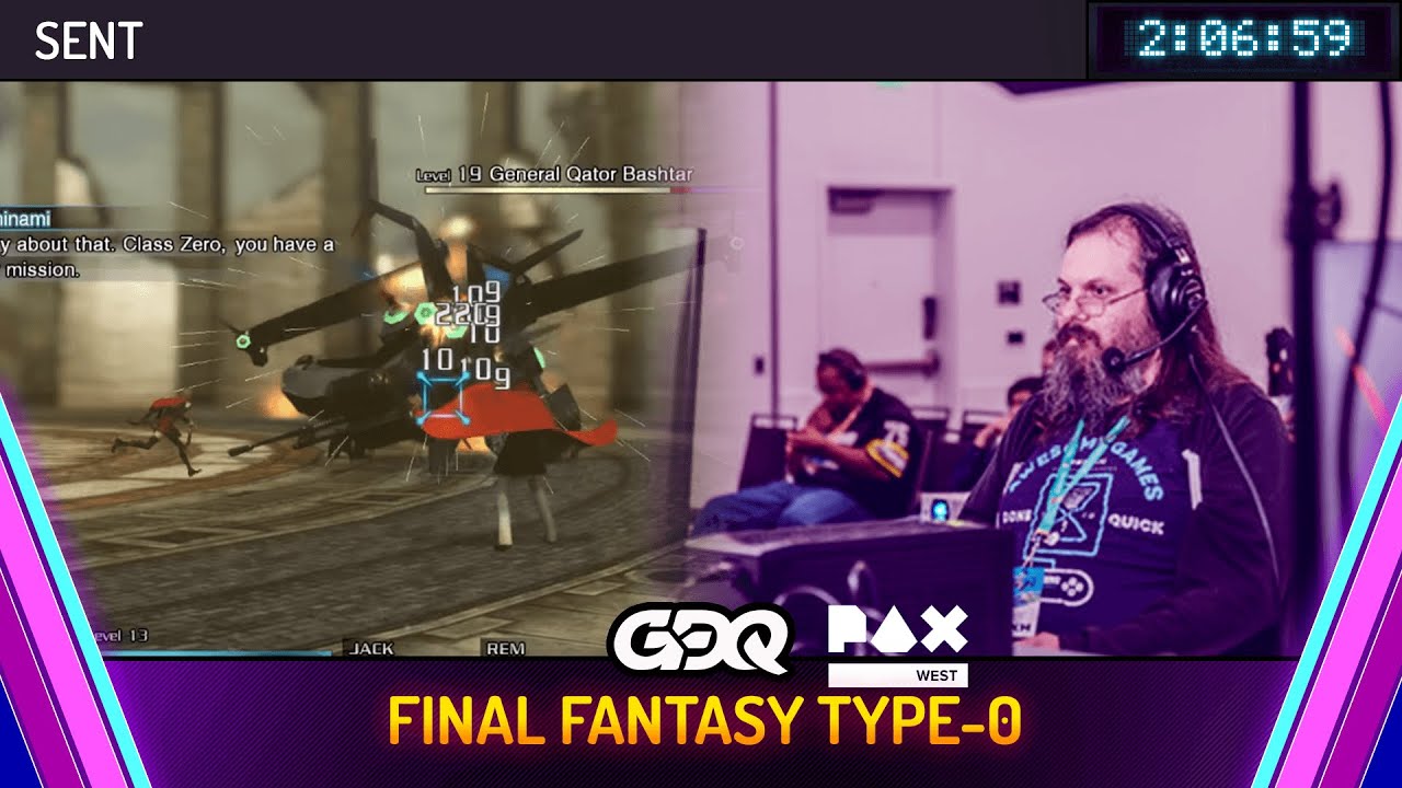 Final Fantasy Type-0 by Sent in 2:06:59 - GDQ @ PAX West 2024