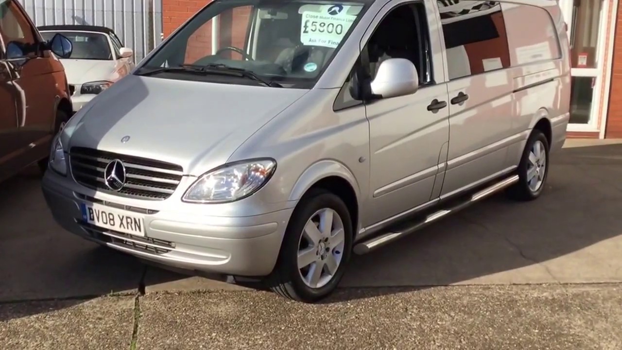 2008 (08) Mercedes Benz Vito Dualiner XLWB 115CDi 2.1 6 Seater Manual (For Sale)