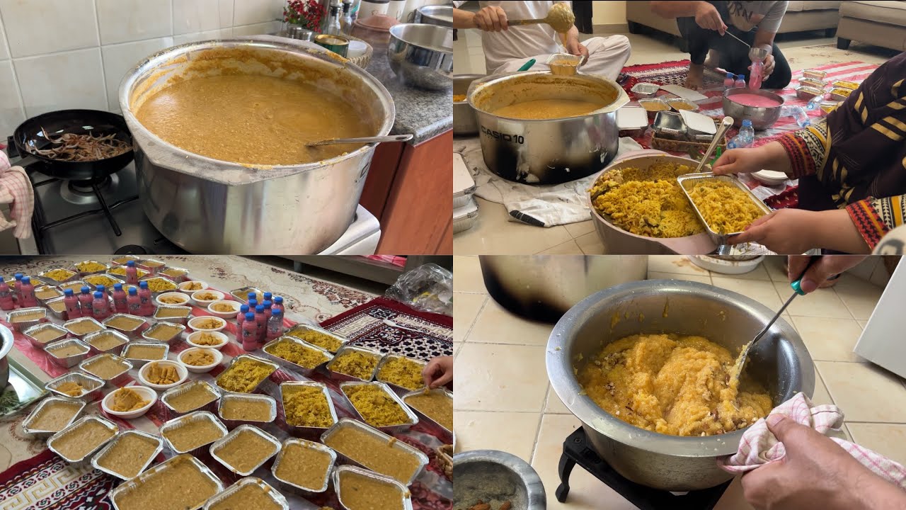 Moharram ki Niyaz 15KG haleem banaya khud ghar pe | Phethey ka Halwa | Veg Pulao, Sharbat | Vlogger