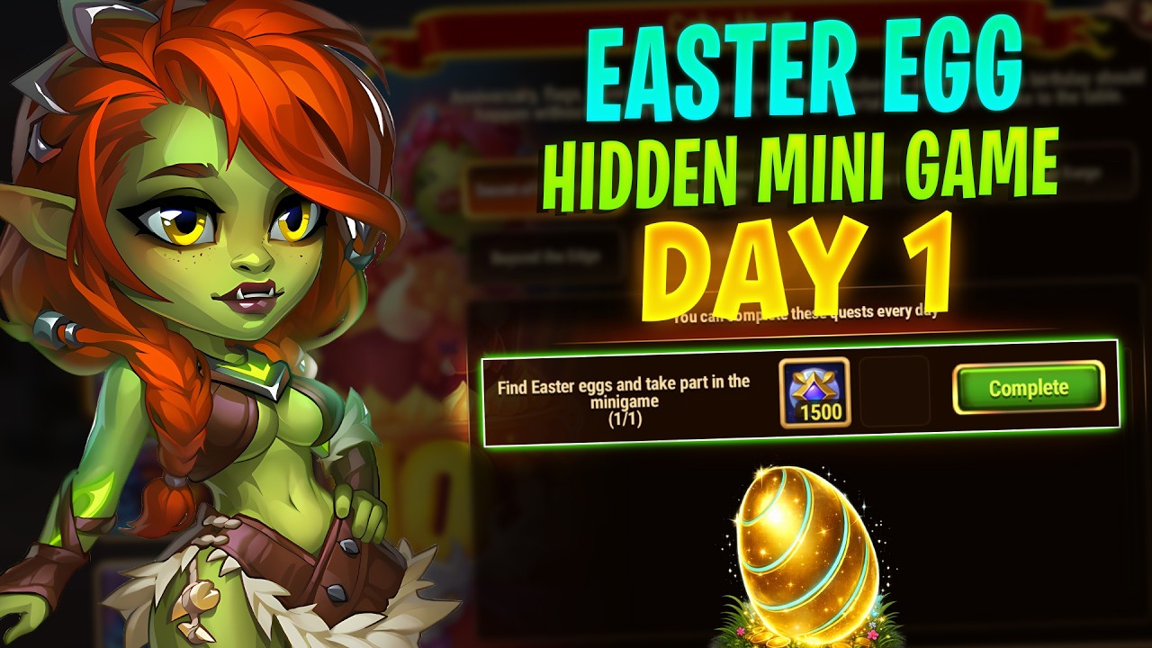 Hero Wars Birthday Event 🎉 Hidden Easter Egg + Mini Game Day 1 Guide!
