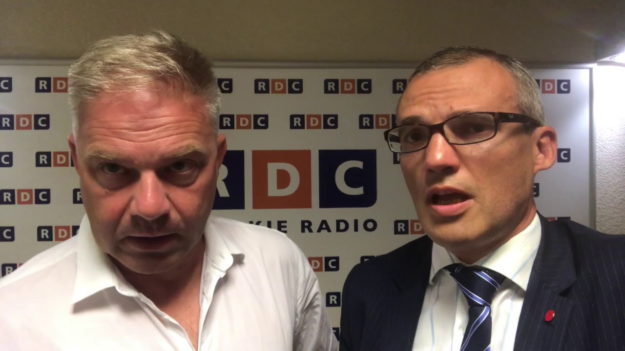 Dawid Piekarz i Marcin Szołajski w Radiu Dla Ciebie