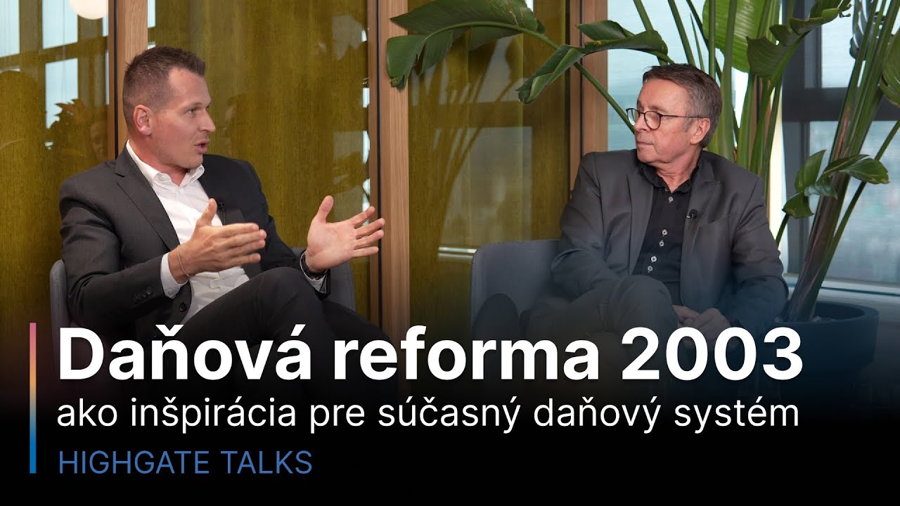 Ivan Mikloš s Petrom Vargom o daňovej reforme | Highgate Talks #14