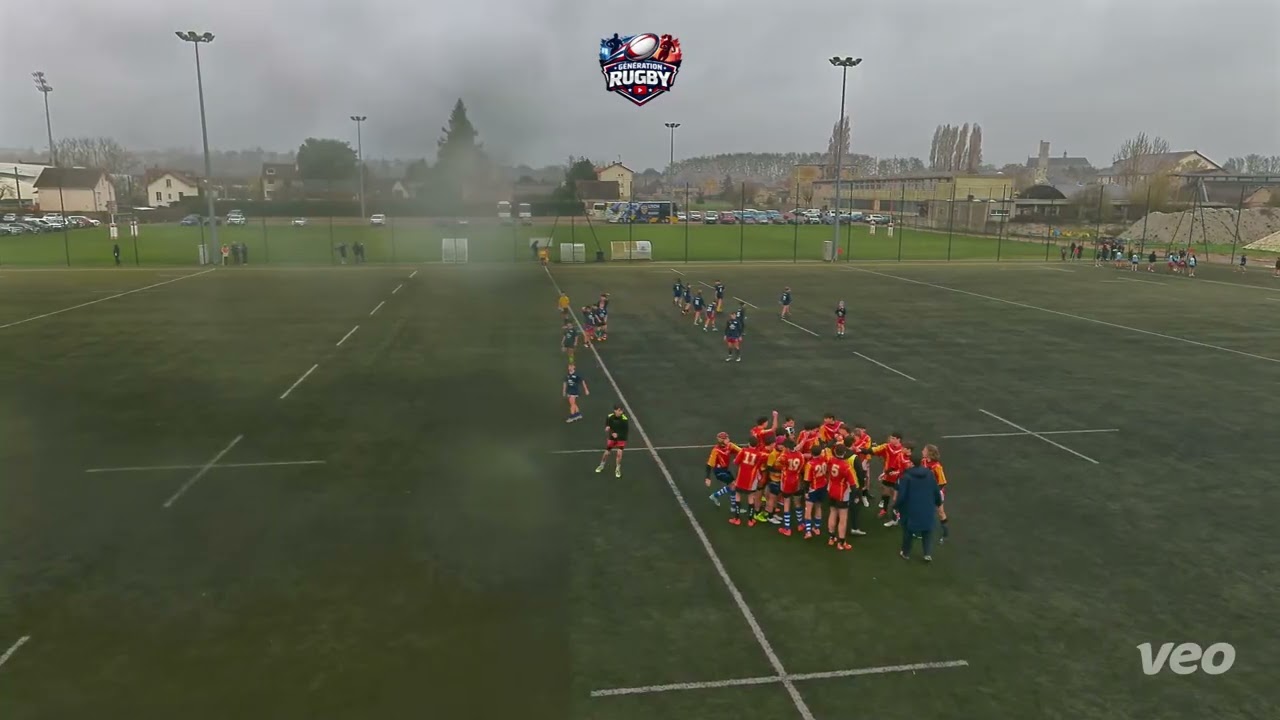 Match Rugby M14 Garçon TNN Allier vs Côte d'Or génération 2012/2013