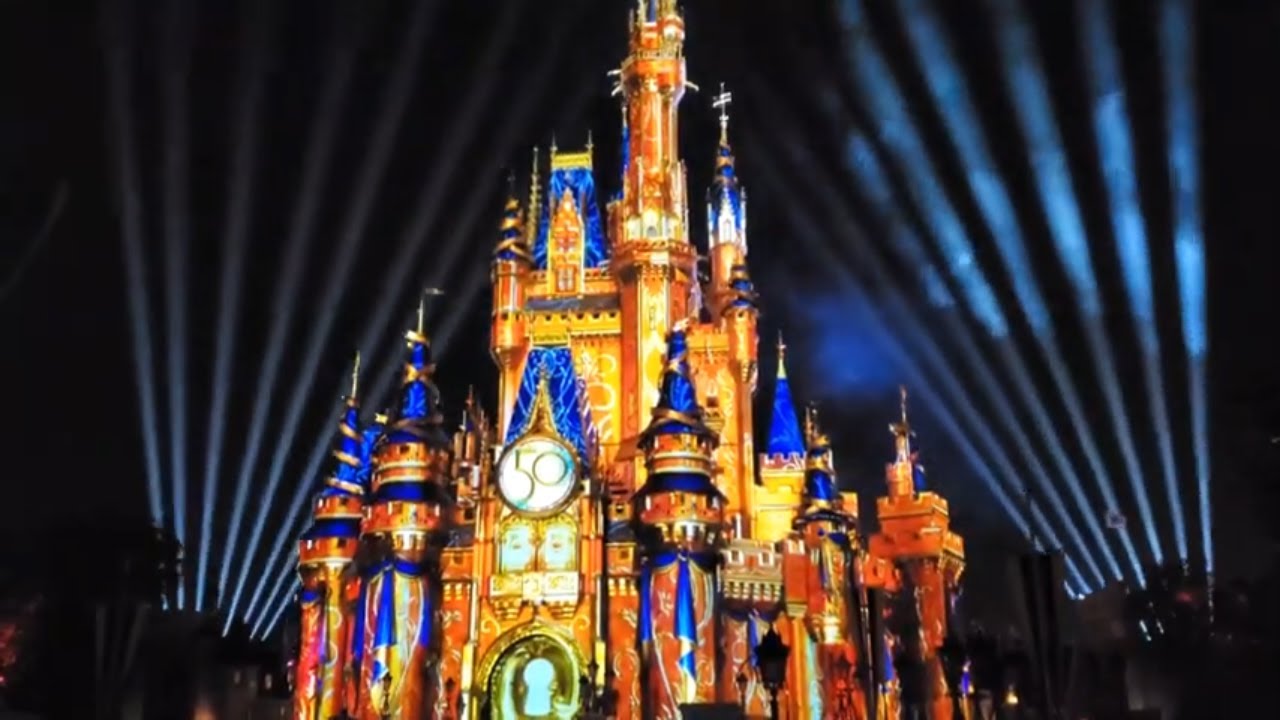 Happily Ever After Without Fireworks! Close View of the Castle Projections!  - Walt Disney World