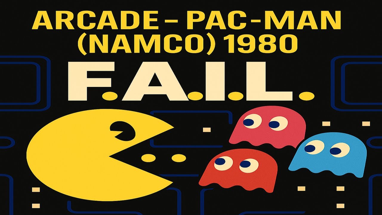 Arcade – Pac-Man (Namco) 1980 Retro greatness but modern awfulness!