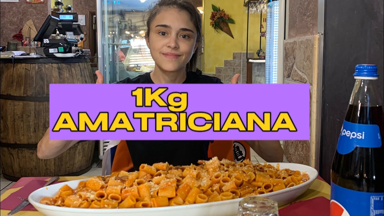 HO MANGIATO 1Kg DI PASTA ALL’AMATRICIANA A ROMA