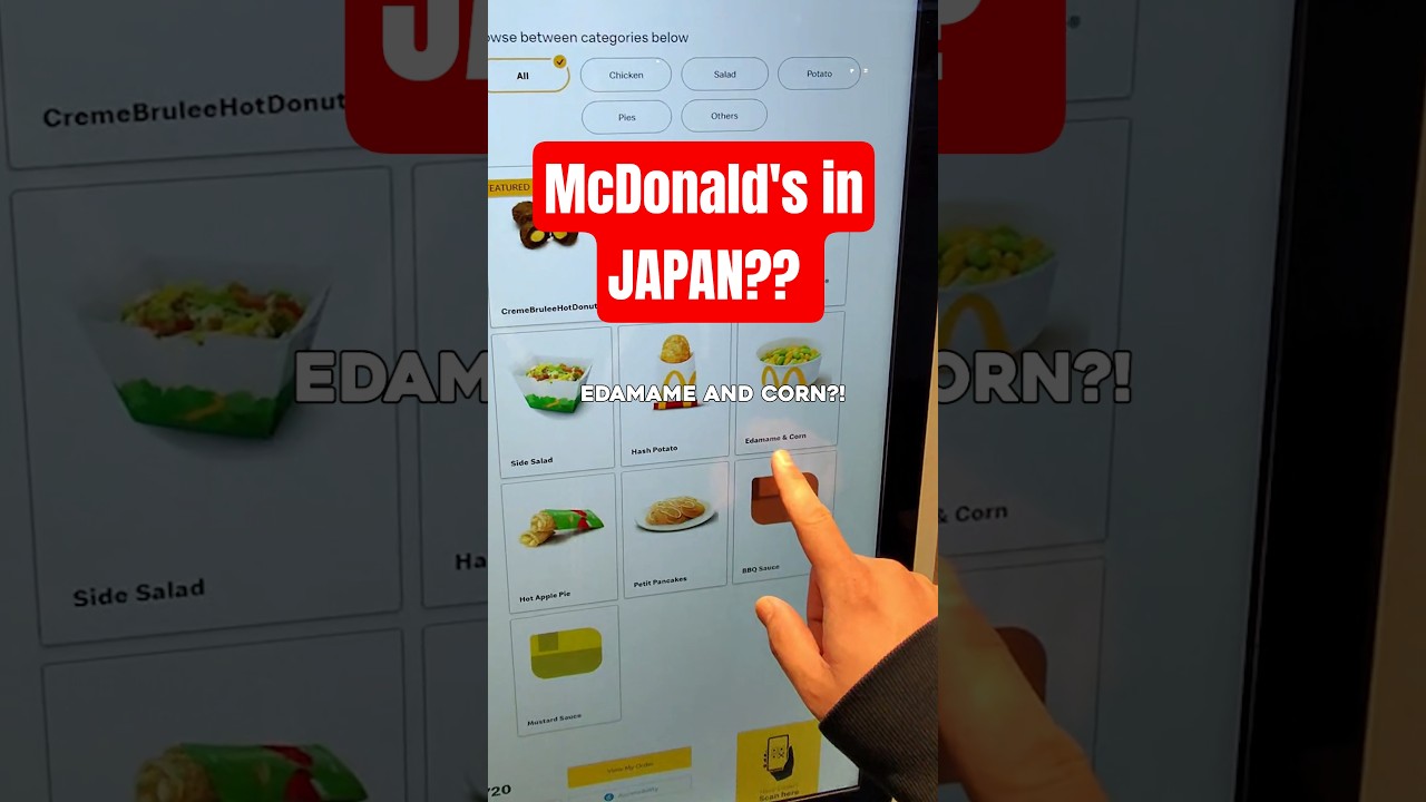 Is McDonald's in Japan REALLY THAT DIFFERENT? #japan #travel #mcdonalds