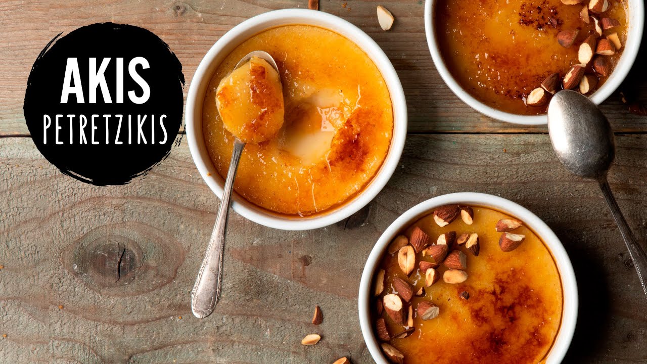 Vegan Crème Βrûlée | Akis Petretzikis