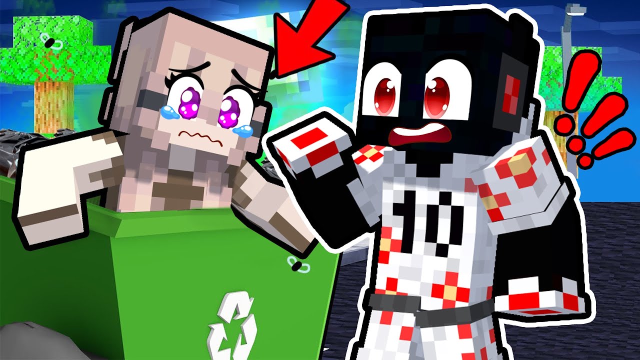 Am locuit in gunoi pentru 24 de ore in minecraft?!