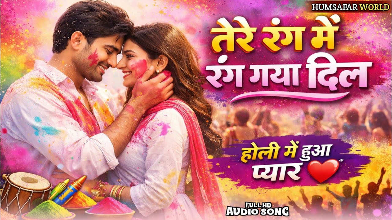 तेरे रंग में रंग गया दिल | Romantic Holi Song 2026 | Love Story Holi Special