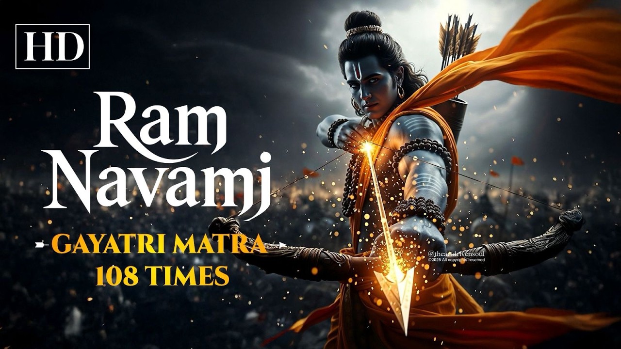 जय श्री राम | Shree Ram Gayatri Mantra | श्री राम गायत्री मंत्र by TS Ranganathan | 4K HD - AI Video