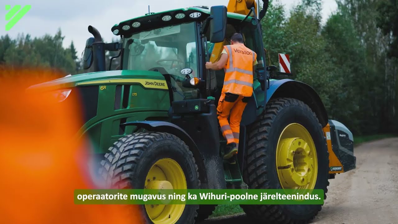 Kasutajakogemus: Verston Eesti usaldab teehoolduses John Deere’i töökindlust