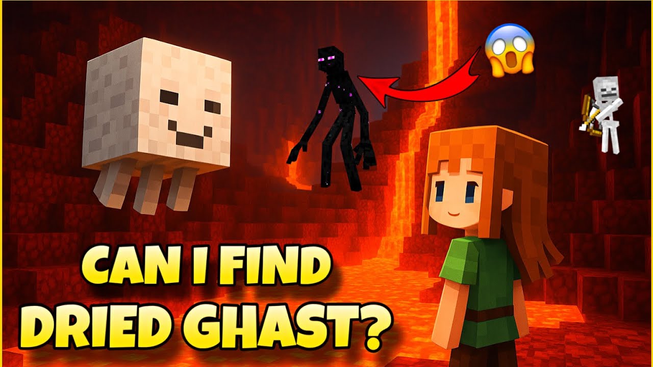 FINDING DRIED GHAST IS SO HARD IN MINECRAFT || FINDING HAPPY GHAST || MINECRAFT SURVIVAL SERIES