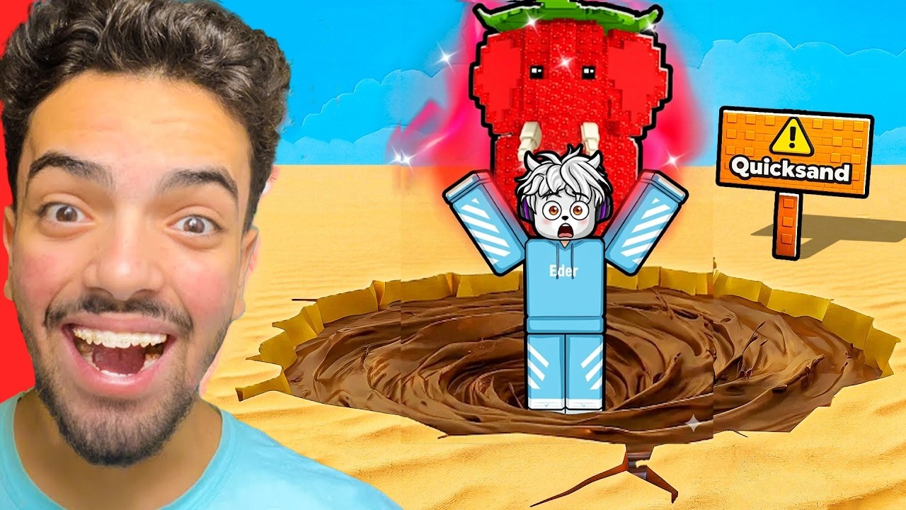 تحدّيت أختي مريم في سباق البرين روت: أركض أو أوقع في الحفرة! 🤯 | Brainrots