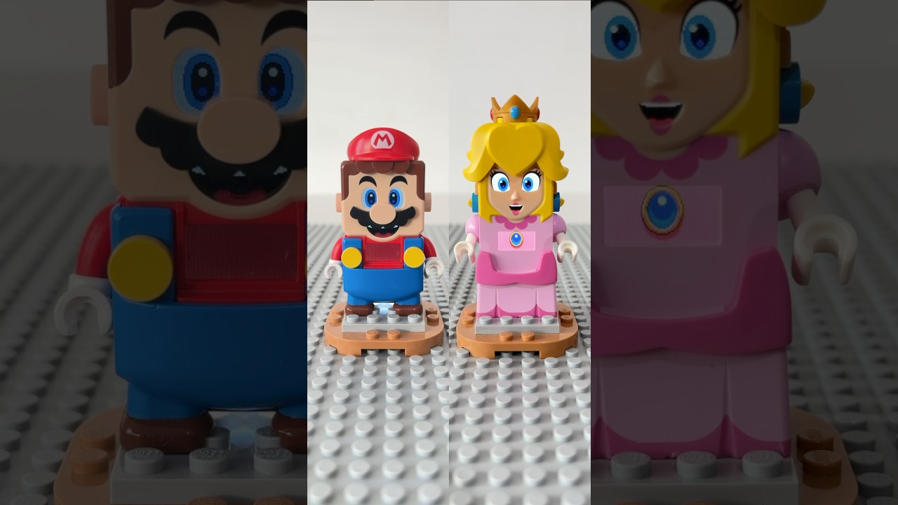 LEGO Mario Vs LEGO Peach 