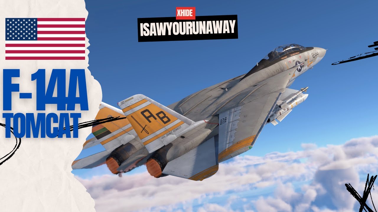 F-14A Tomcat - легенда в прямом эфире #warthunder