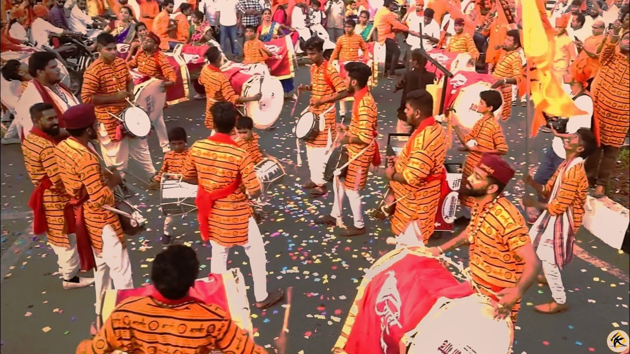 Shivjayanti Celebration 2020 Quepem.  Performance By:- *Jagdamb_Dhol-Tasha Pathak, Goa*