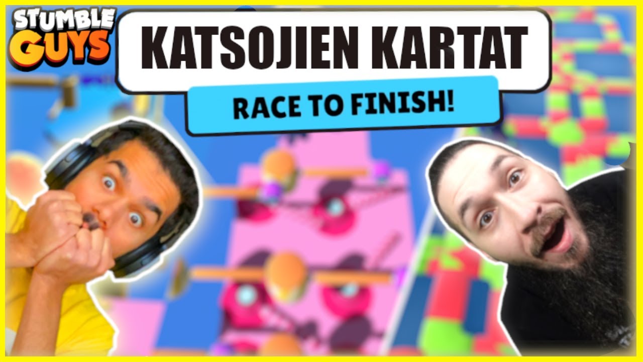 Pelataan KATSOJIEN VAIKEITA KARTTOJA w/ OMCRAFT🤩| Stumble guys suomi