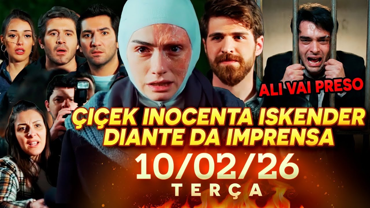 Chamas do Destino - (10/02/26) Capítulo de hoje,  Terça-Feira l Capítulo 27, Record TV, Alev Alev.