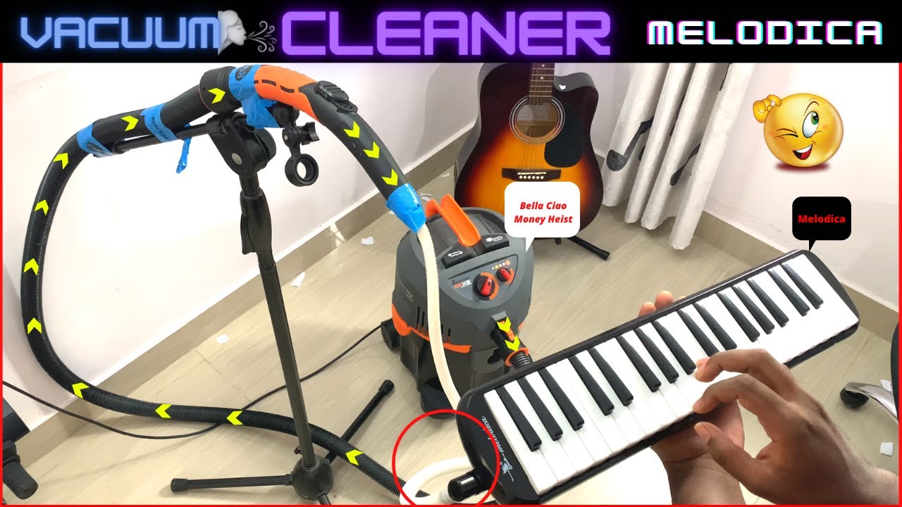Bella Ciao | Money Heist | played with Vacuum Cleaner and  Melodica