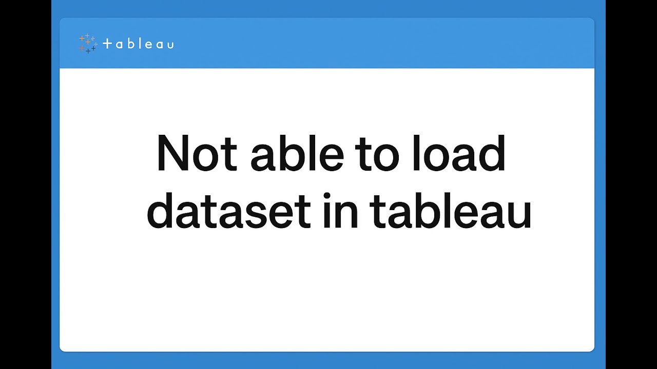 Tutorial 3 | Problem loading dataset in Tableau