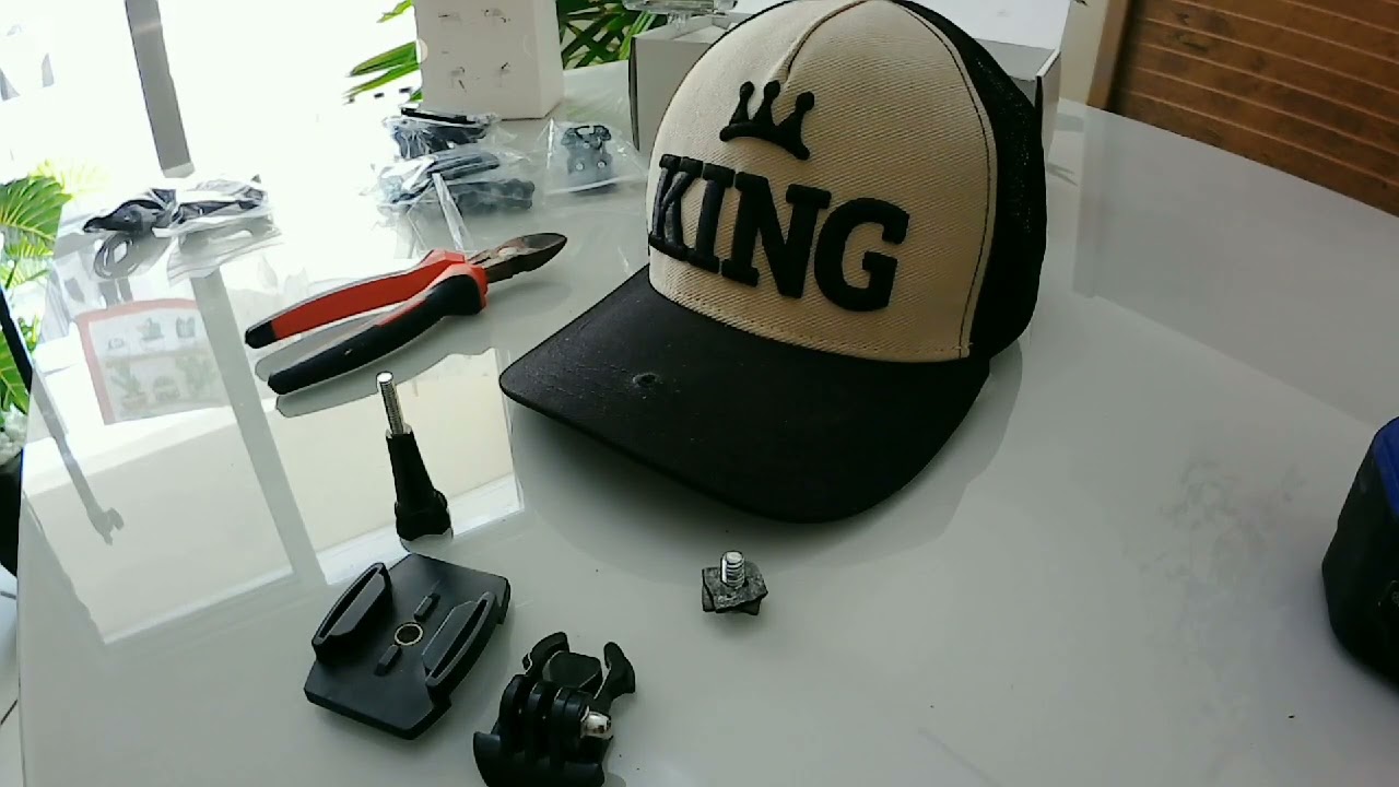 COMO INSTALAR CÂMERA GOPRO NO BONÉ? SUPER DICA GASTANDO POUCO