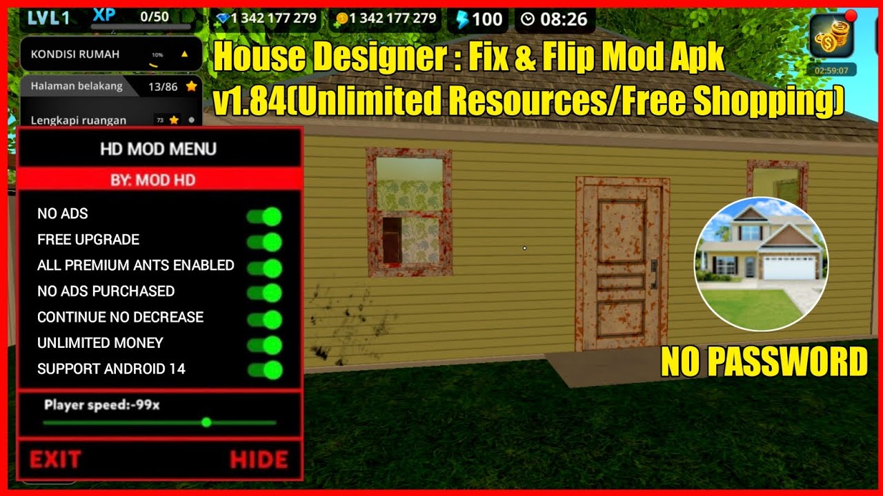 House Designer Mod Apk 2026 Unlimited Money Mediafıre Terbaru Link Fix & Flip