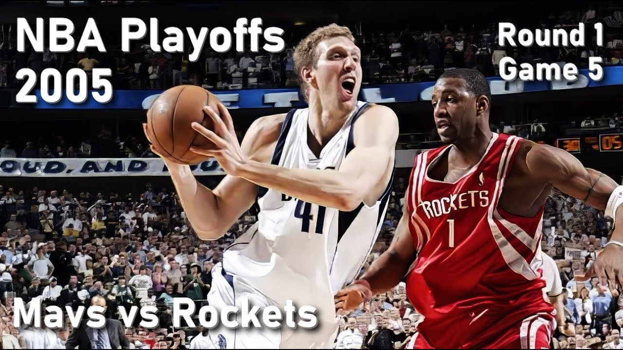 NBA Playoffs 2005 Western Conference 1st Round: Dallas vs Houston Game 5